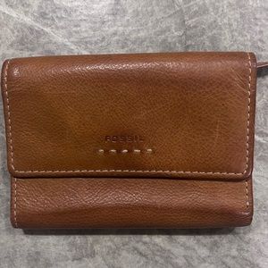 Fossil Tan Wallet | Genuine leather